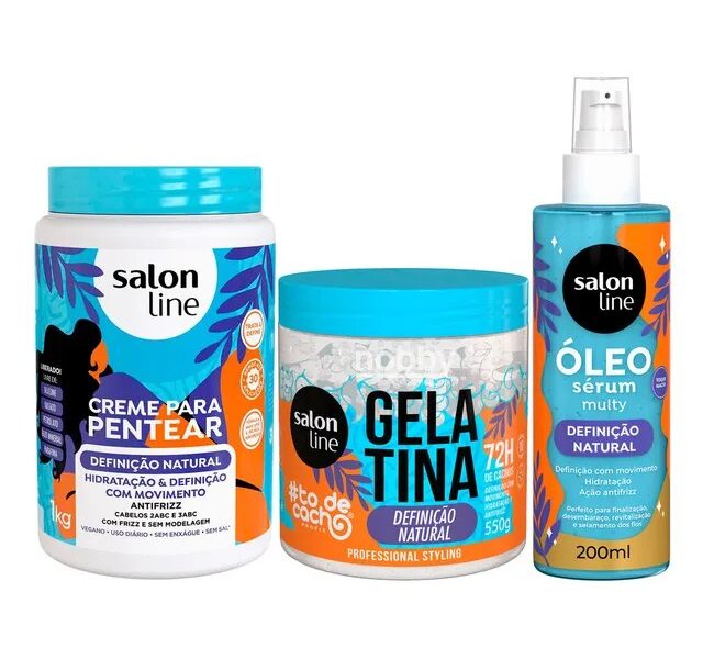 Kit Completo Definição Natural Salon Line 3un Antifrizz