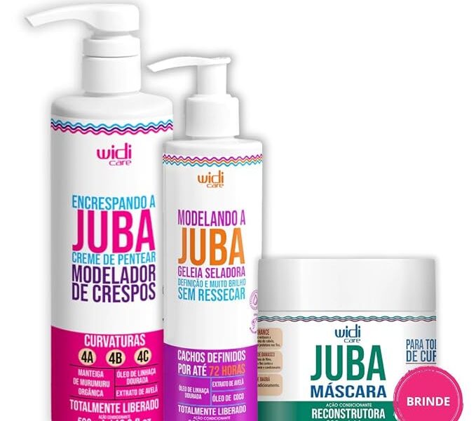 Kit Encrespando Modelando a Juba com Máscara Reconstrutora