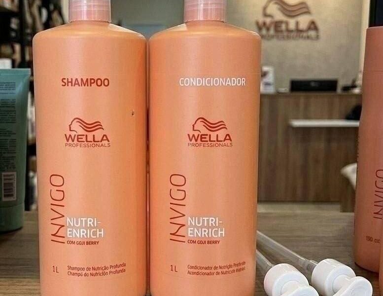 Kit Wella Invigo Nutri Enrich Shampoo e Condicionador 2 L