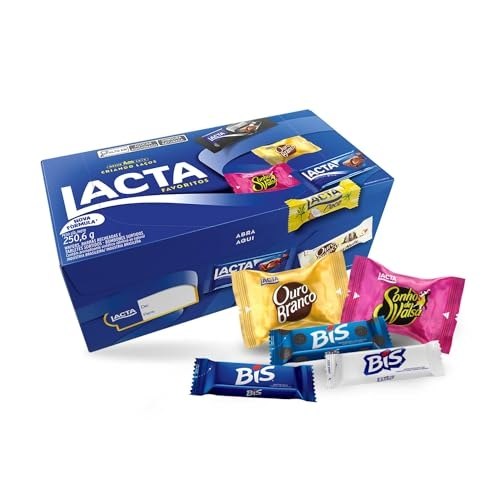 Lacta Favoritos – Caixa de variedades chocolates, 250,6g