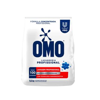 Lava Roupas Pó 5,6KG Omo Lavanderia Pro – Sabão em Pó –