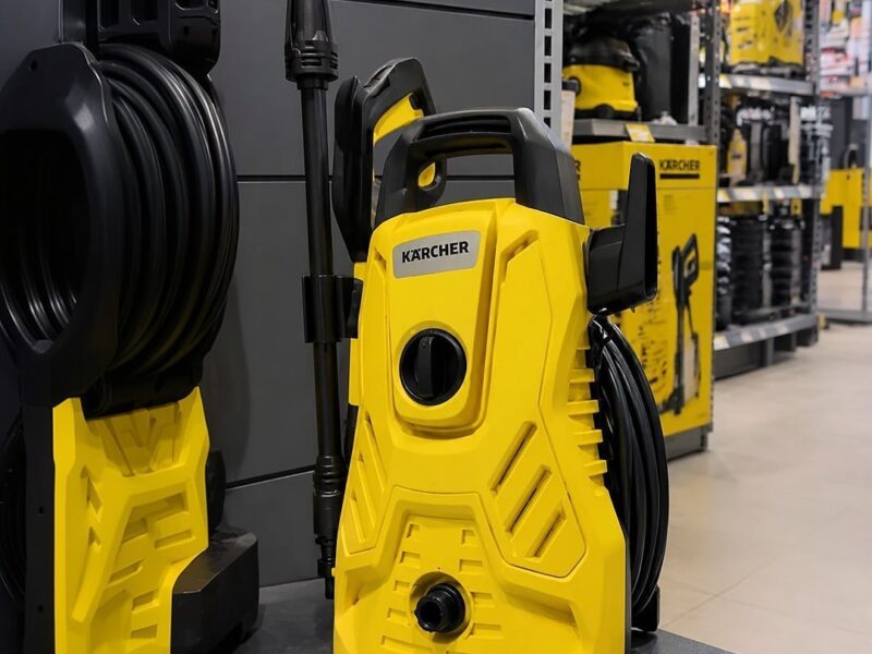 Lavadora de Alta Pressão Kärcher Compacta 1.500 PSI 1400W 300L/h com Aplicador de Detergente e Lança Regulável