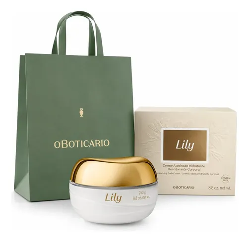 Lily Creme Acetinado Hidratante Desodorante Corporal 250g