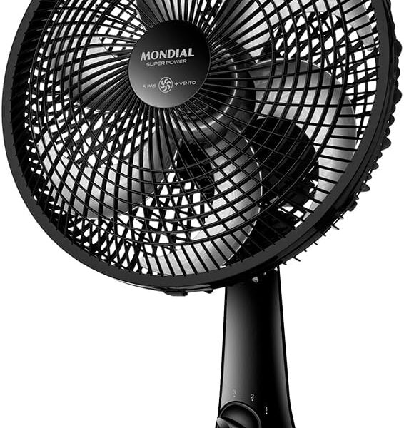 MONDIAL Ventilador de Mesa 30cm Super Power, Preto, 60W, 220V – VSP-30-B