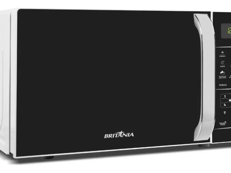 Micro-ondas Britânia Bmo23 De Preto 20l Branco