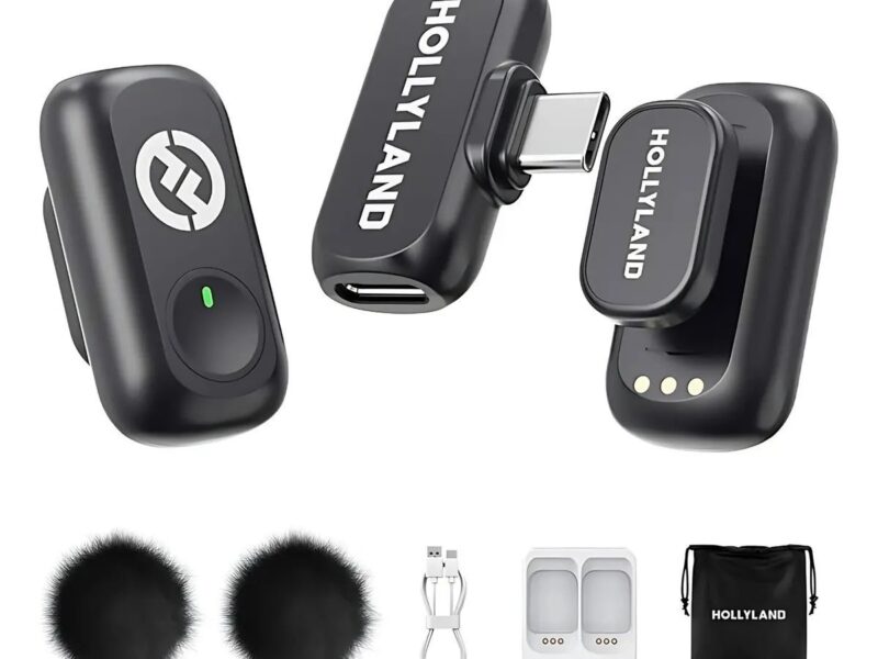 Microfone Lark A1 Hollyland Mini Usb-c Preto