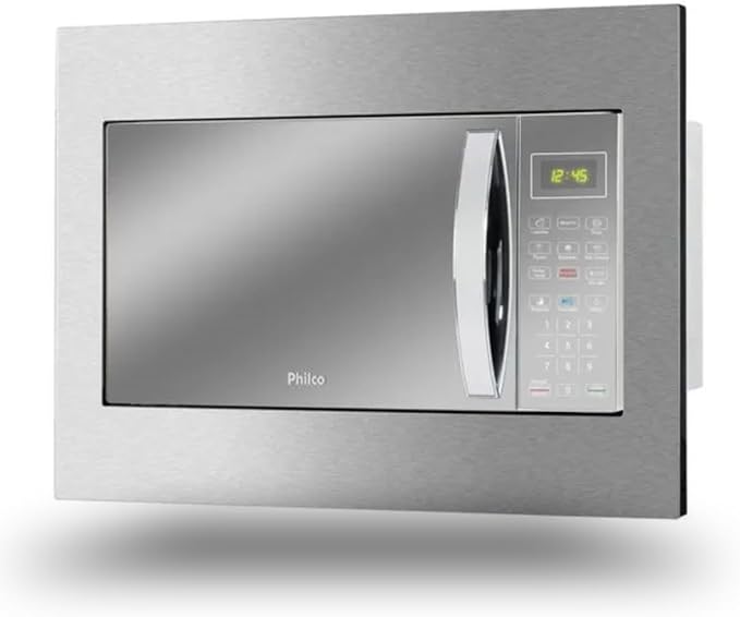 Microondasde Embutir Philco 28L Inox Limpa Fácil PMB30E 127V