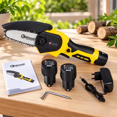 Mini Motosserra Nakasaki 25v 800w Profissional 2 Baterias na Meli por R$ 65,60