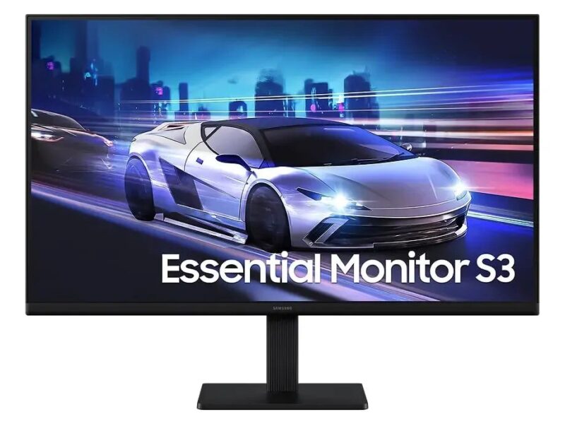 Monitor Gamer Samsung Essential S3, 24″ FHD, 120 Hz, HDMI, Preto