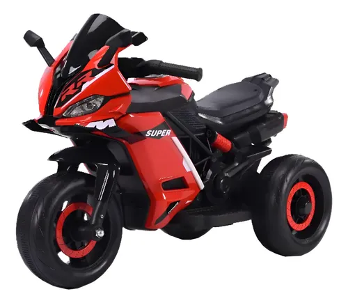 Moto Elétrica Infantil Mini 3 Rodas Frente/Ré Maxi Toys – VERMELHO