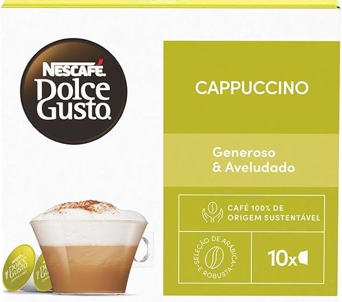 NESCAFÉ DOLCE GUSTO Café em Cápsula Cappuccino 10 Cápsulas