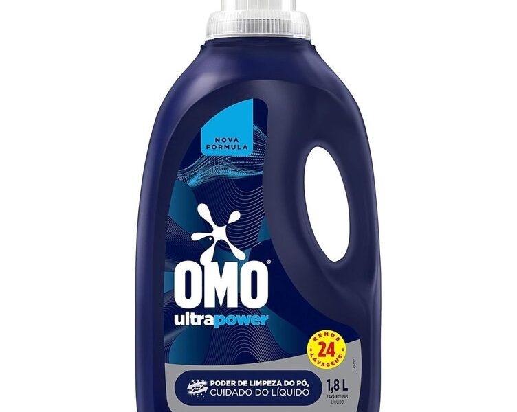 OMO Lava-Roupas Líquido Ultra Power Frasco 1,8L