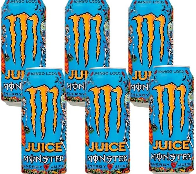 Pack de Monster Mango Loco LT 473ml – Unidade 6 unidades