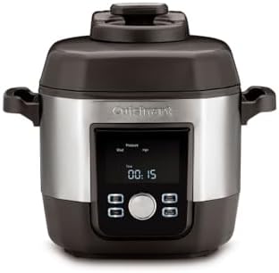 Panela de Pressão Elétrica Cuisinart 5,7 Litros Multicooker de Alta Pressão 1800W 127V