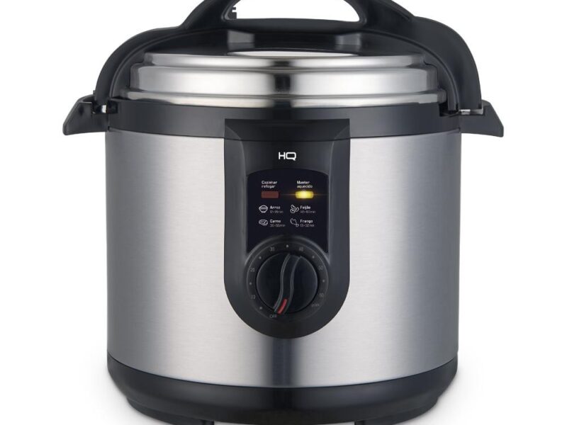 Panela de Pressão Elétrica Multifuncional HQ 5 Litros Inox HQ-Y5MI