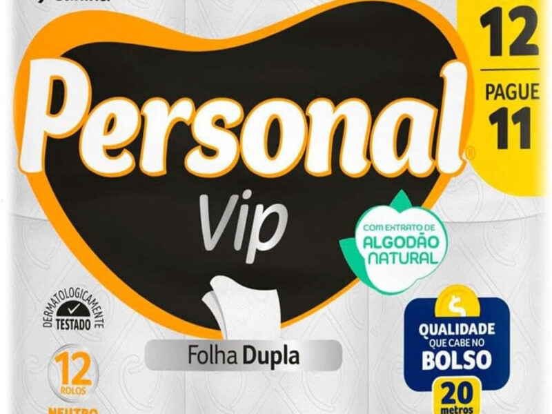 Papel Higiênico Personal Vip Neutro 12un | Americanas
