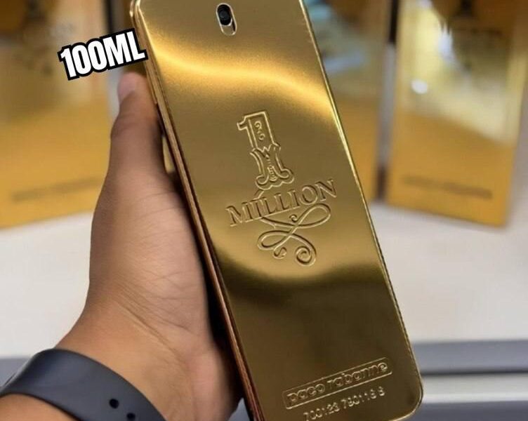 Perfume Masculino Rabanne 1 Million 100ml Eau de Toilette EDT – Fragrância Amadeirada Picante com Couro e Âmbar