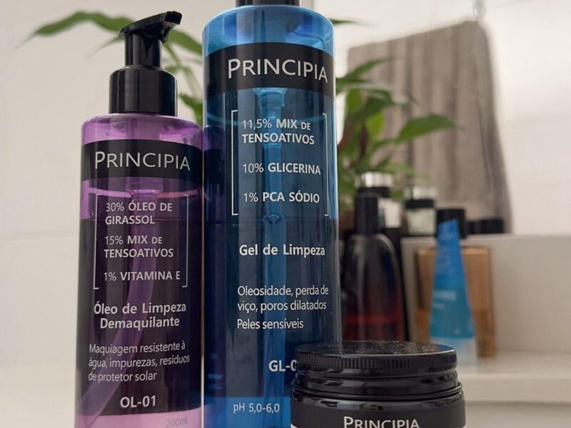Principia Kit Limpeza E Hidratação Ch-01 + Ol-01 + Gl-02 Todo Tipo De Pele Dia/noite