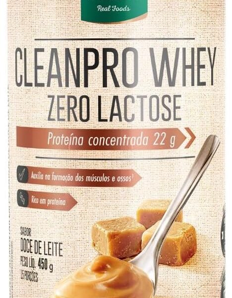 Proteína Clean Pro Whey Zero Lactose Nutrify Doce de Leite