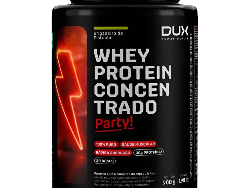 Proteína Dux Human Health Whey em pó sabor Brigadeiro de Pistache x 900g