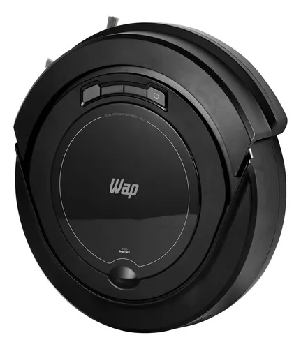 Robô aspirador Robot W90 varre aspira e passa pano 30w Wap cor preto