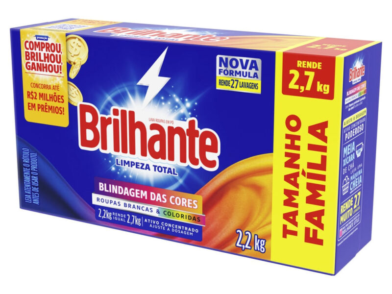 Sabão em Pó Brilhante Concentrado 2,2kg | Americanas