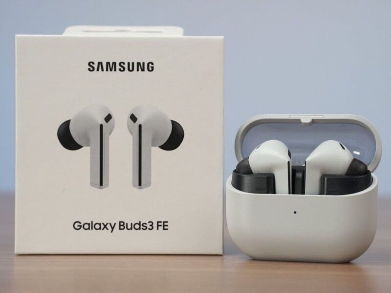 Samsung Galaxy Buds3 Fe, Fone De Ouvido Sem Fio, Cancelamento Ativo De Ruído, Galaxy Ai Cinza na Meli por R$ 485,19
