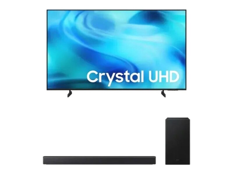 Samsung Smart Tv 58 Crystal Uhd 4k 2026 + Soundbar Samsung Hw-b450f