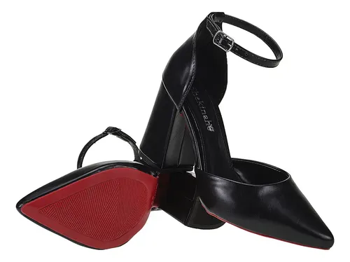 Sapato Scarpin Feminino Salto Alto Sola Vermelha Social Luxo
