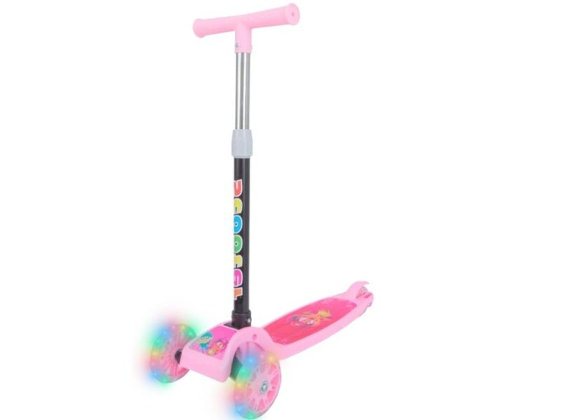 Scooter Infantil Patinete 3 Rodas Até 30Kg Criança com Led