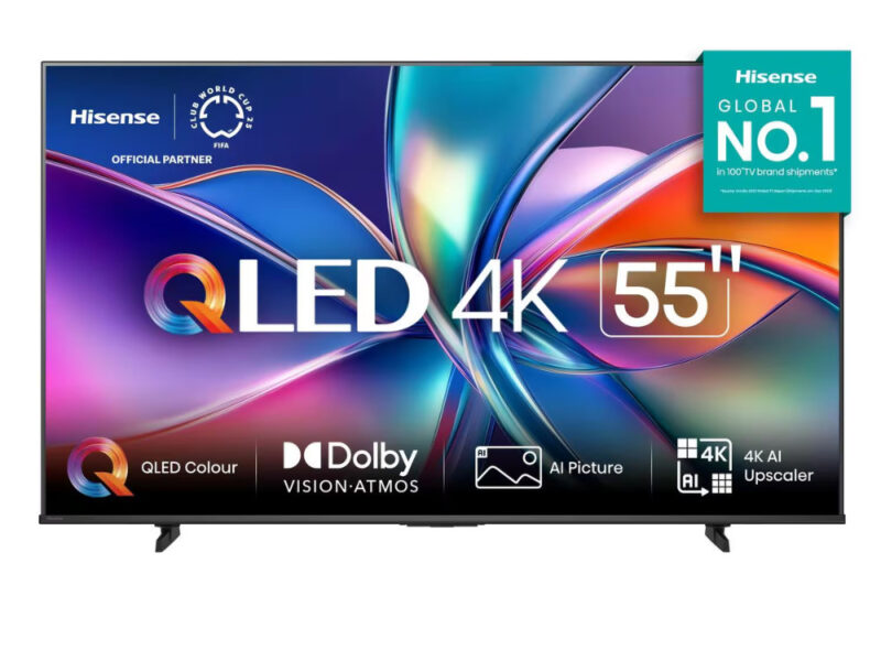 Smart TV 55 4K UHD QLED 55Q6QV HDR10 Dolby Atmos Vidaa U9 Hisense