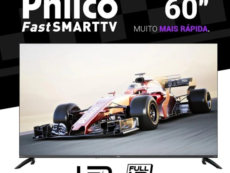 Smart TV Philco 60″ P60VIK 4K UHD LED Roku Dolby Audio Wi-Fi HDR10