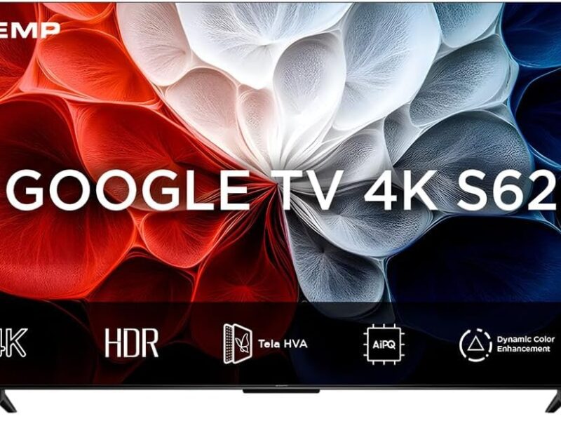 Smart TV Semp 43 Polegadas LED HVA 4K S62 WiFi Bluetooth Google TV 3 HDMI HDR10+ Dolby Audio 43S62