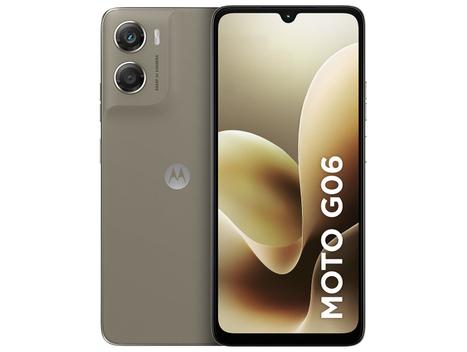 Smartphone Motorola Moto g06 256GB 4GB Ram Bege 6,9″ Câm. 50MP + Selfie 8MP – Moto G06 –