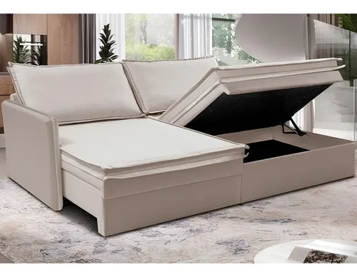 Sofá Sem Caixa Retrátil Baú 1,55m Lounge Linho Bege Claro Cama inBox na Meli por R$ 1.728,05