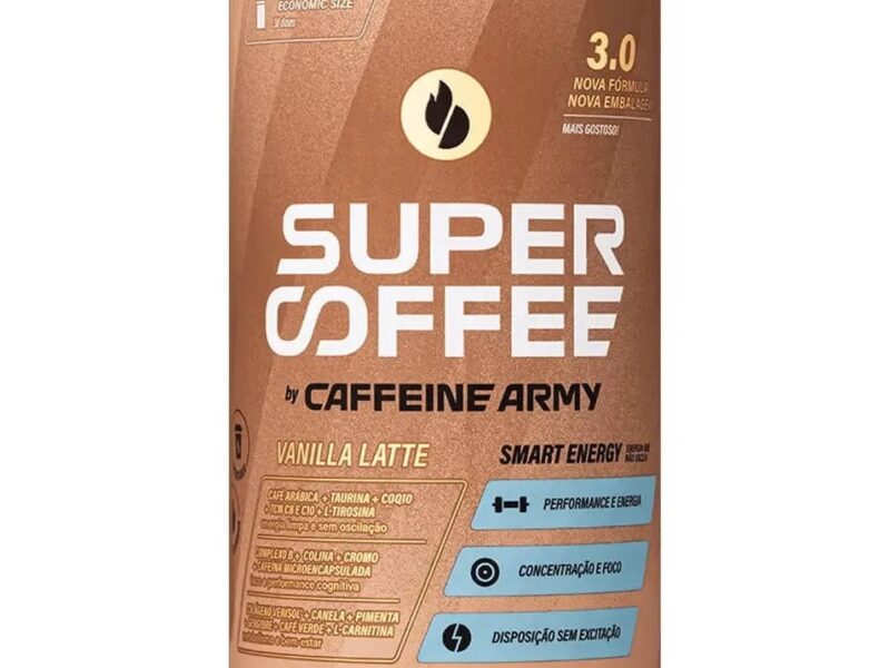 Supercoffee 3.0 380g Super Coffee Caffeine Army Sabor Baunilha