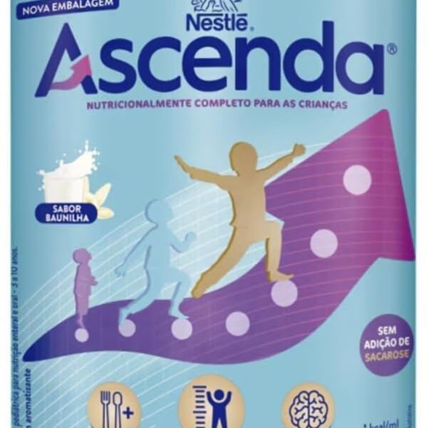 Suplemento Infantil de Baunilha Ascenda, 800g