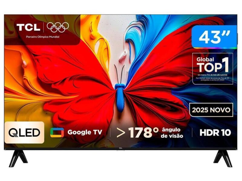 TV TCL Full HD QLED Google TV 2 HDMI