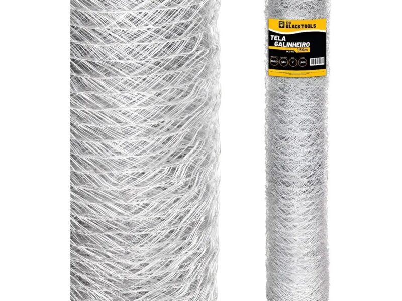 Tela Galvanizada Galinheiro 1,50x50metros Fio 23 Horta