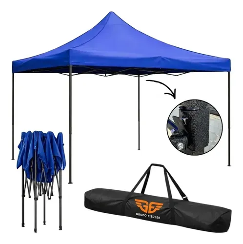 Tenda Praia Gazebo Dobrável Impermeável 3x3m Barraca Camping