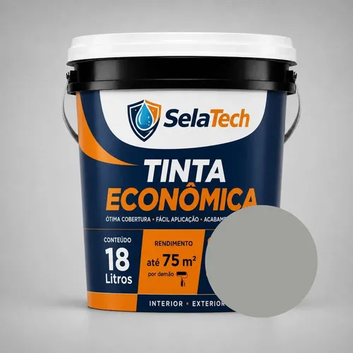 Tinta Econômica 18l Acrílica Fosca Selatech
