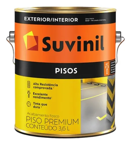 Tinta Piso Concreto Puro 3,6l Suvinil