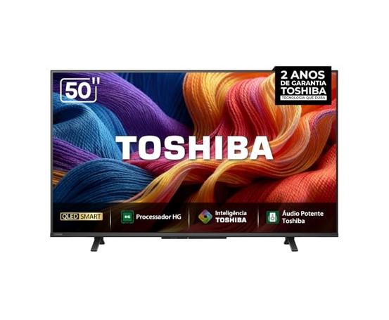 Toshiba Smart TV QLED FHD 50″ Polegadas 50V45SS com Processador HG Inteligência Toshiba AI e Áudio Potente multicanal