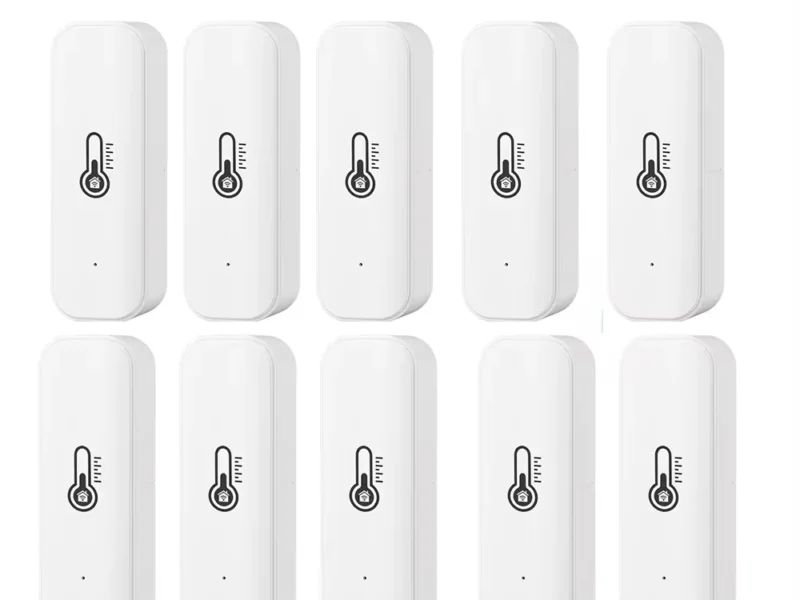 Tuya wifi sensor de umidade temperatura vida inteligente monitor remoto para casa inteligente trabalho com alexa google assistente