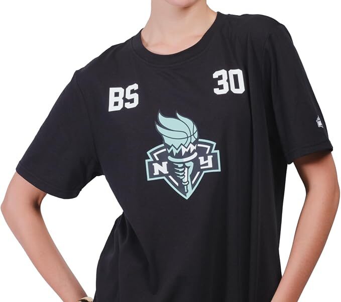 Ultra Game WNBA Camiseta feminina oficial WNBA Super macia