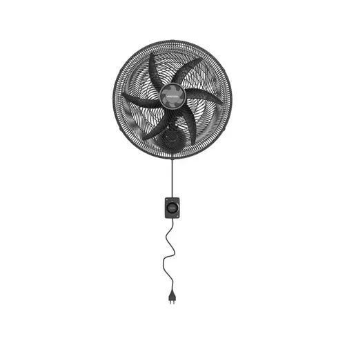 Ventilador Parede 50cm 6Pás Monta Fácil Preto Ventisol