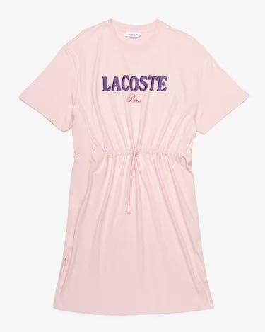 Vestido Camiseta de Malha de Algodão Oversizedd