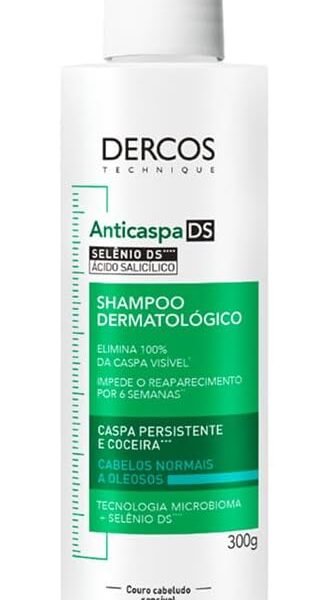Vichy, Dercos Shampoo Anticaspa para Cabelos Normais a Oleosos na Link por R$ 60,28