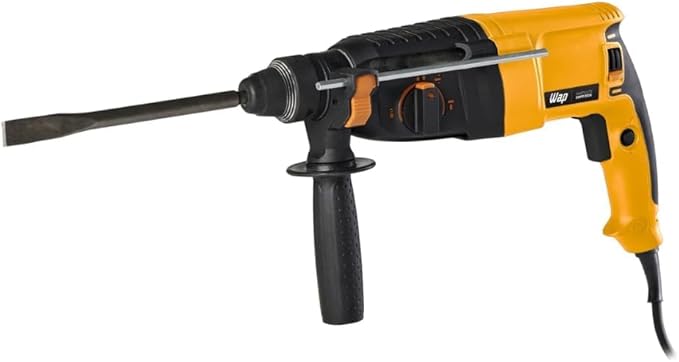 WAP Martelete Rompedor Perfurador 1/2″ EMPR 900K SDS PLUS com Engate Rápido e Punho Auxiliar Multidirecional, 900W 127V