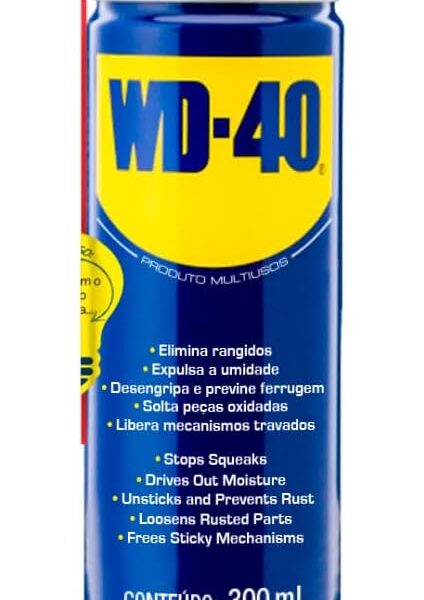 WD-40 Fórmula Original – Produto Multiusos Aerossol 300ml, 200g – Desengripa, lubrifica e protege contra ferrugem